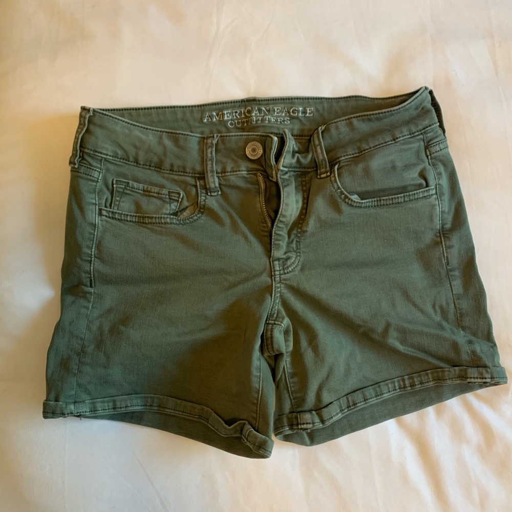 Green AE Midi Shorts